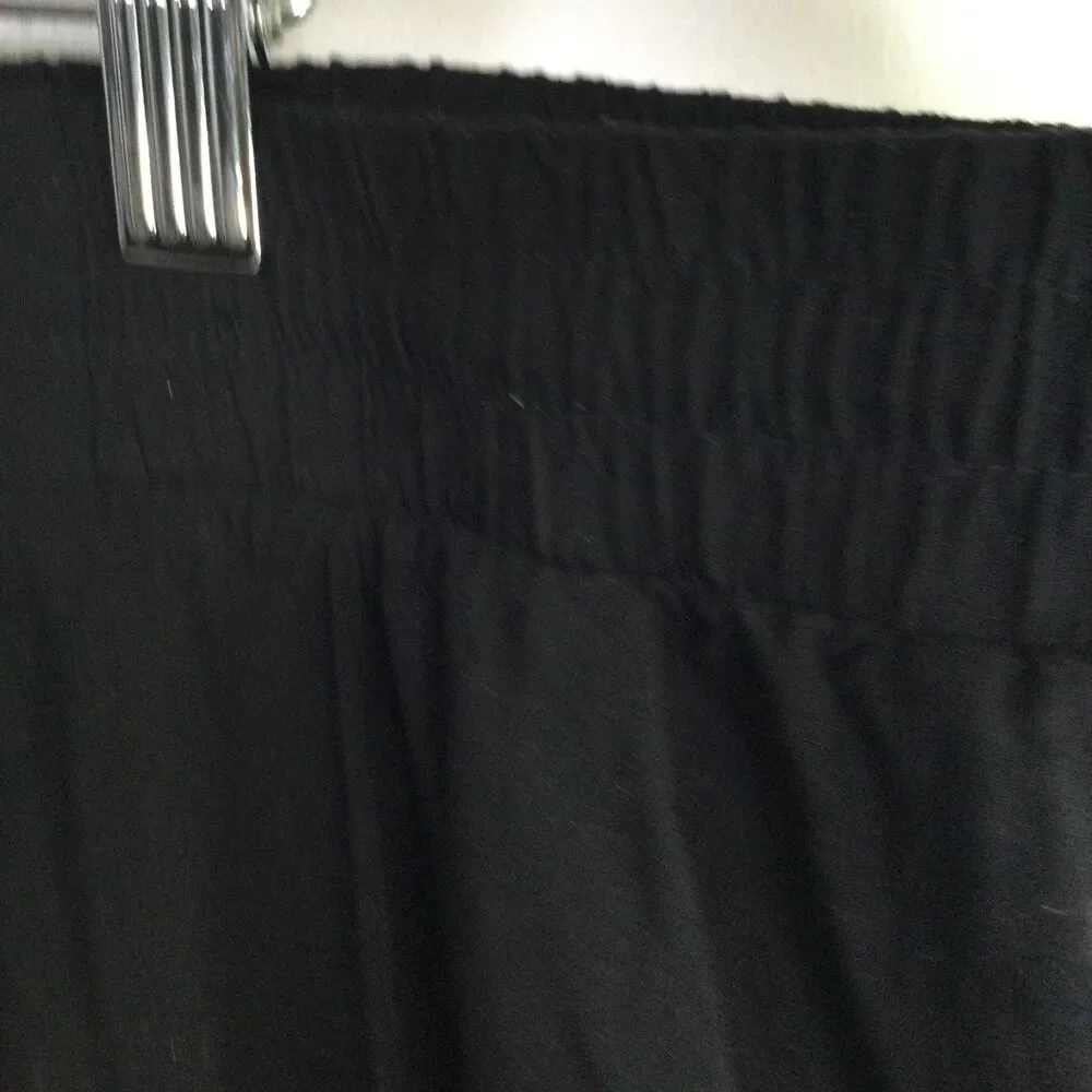 Torrid Womens Wide-Leg Pull-On Tall Pants Drawstring Waist Black Size 3X Tall - Picture 9 of 16